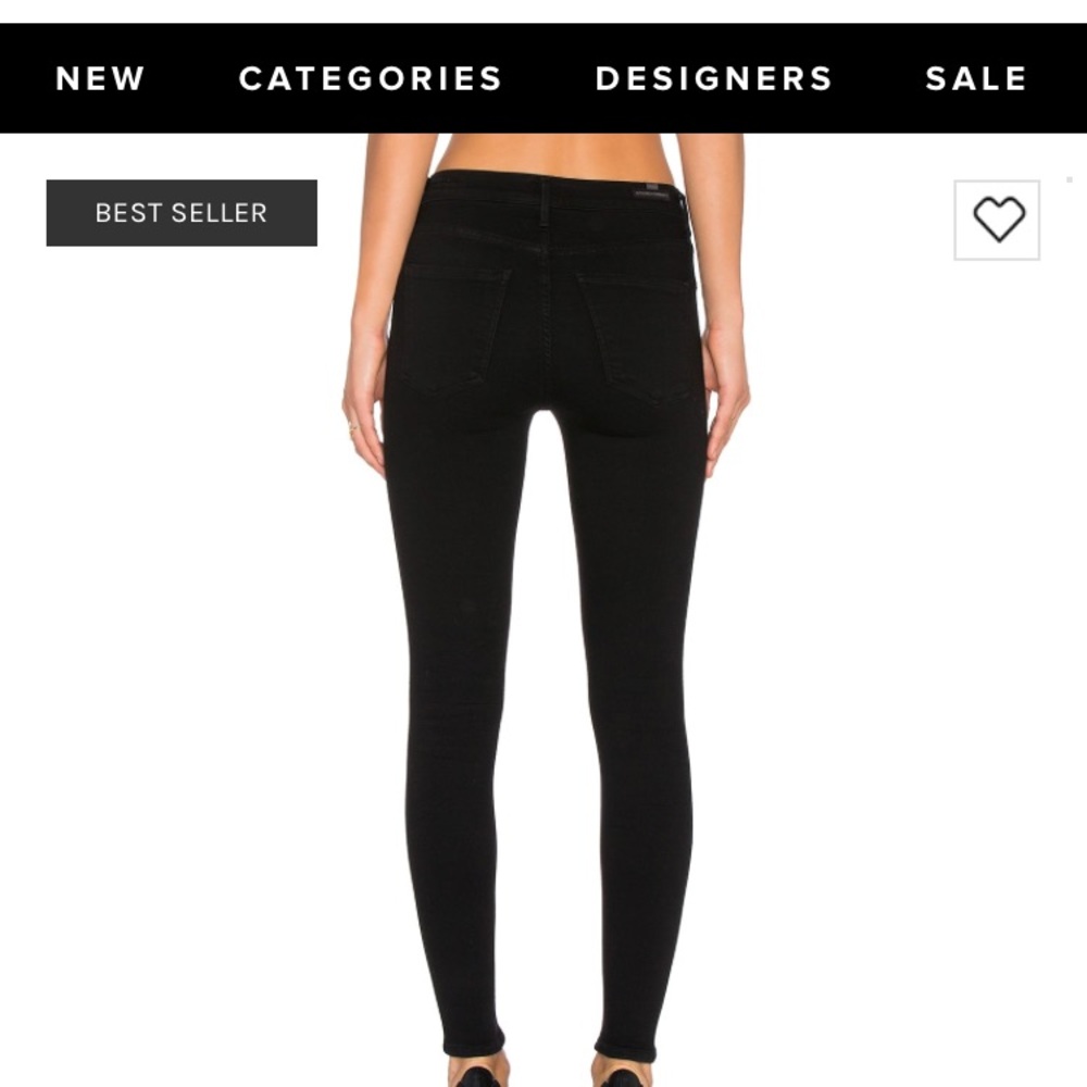 Citizens of Humanity Avedon Low Rise Skinny Black